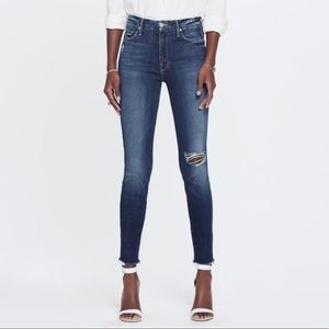 Mother high waisted ankle fray nwot, never worn